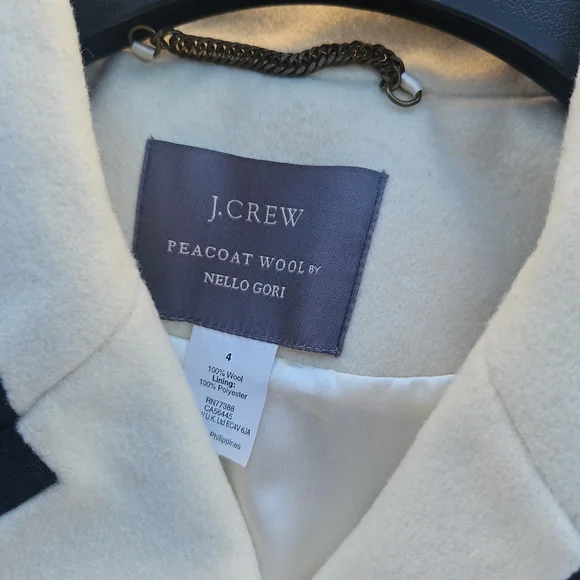 J. Crew Cream and Black Utility Jacket - Picture 14 of 14